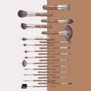 Conjunto de pincéis de maquiagem profissional 22 peças Chocolate