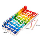 Prancha de Pesca Educativa Magnética em 3D - Método Montessori