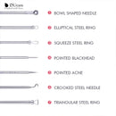 Kit de Instrumentos de estética para pele