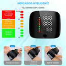 Monitor de pressão arterial de pulso recarregável, digital e Com Voz - Português, Espanhol,Árabe, Russo