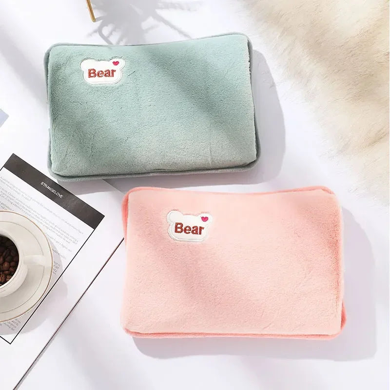 Bolsa de Água Quente Elétrica Reutilizável de Pelúcia