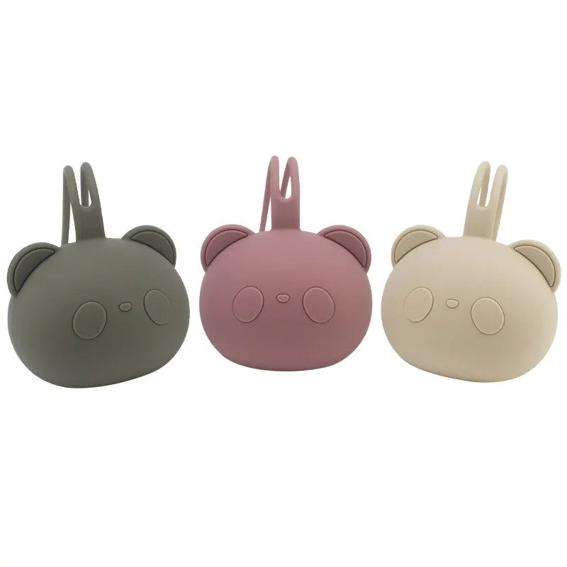 Porta chupeta panda em Silicone