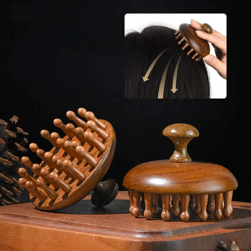 Massageador em Madeira Multi-Functional