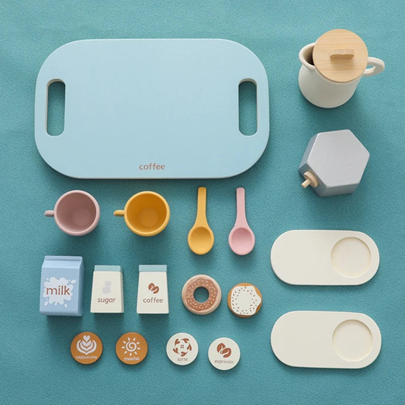 Linha imaginar – Brincar de casinha – Brinquedo Conjunto de utensílios de Cozinha Montessori