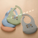 Babete de Silicone à Prova d'Água com Bolso Coletor