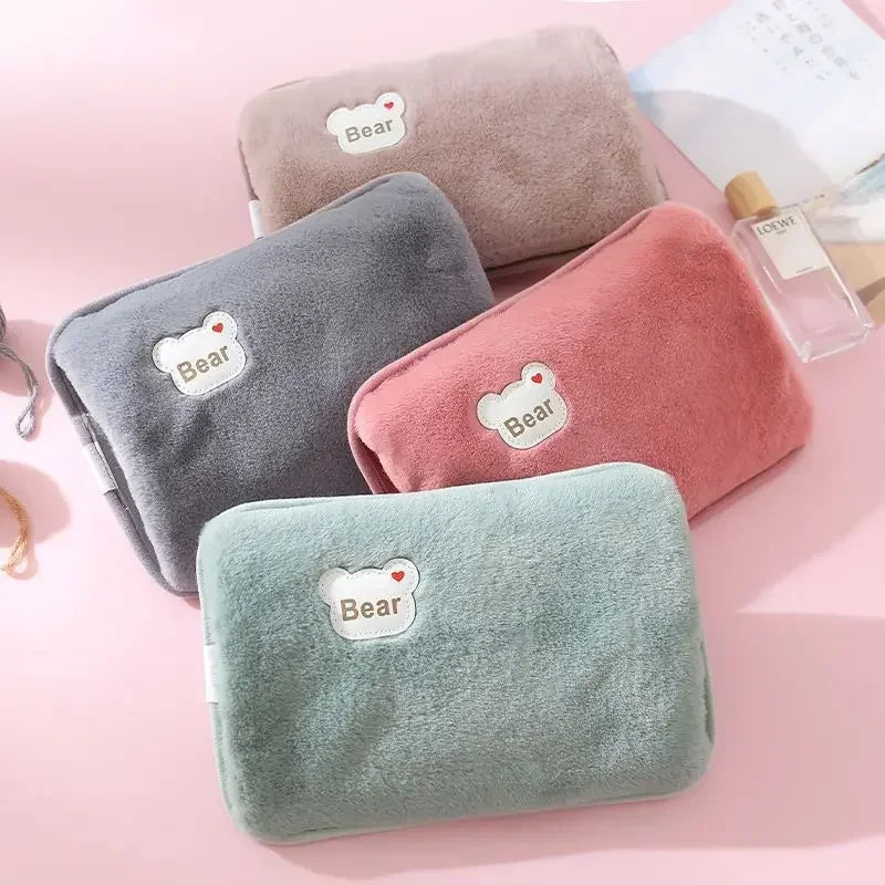 Bolsa de Água Quente Elétrica Reutilizável de Pelúcia