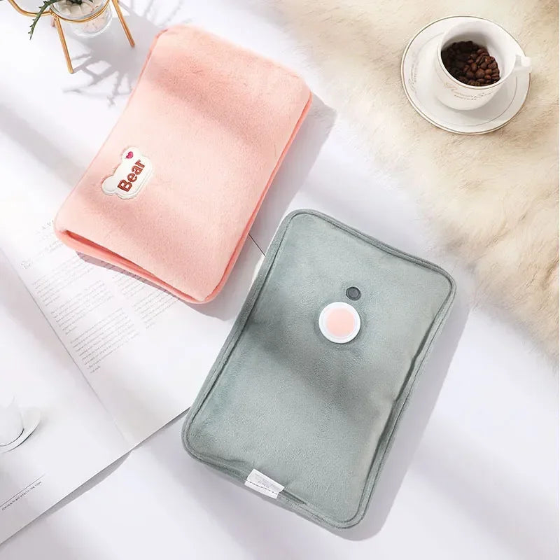 Bolsa de Água Quente Elétrica Reutilizável de Pelúcia