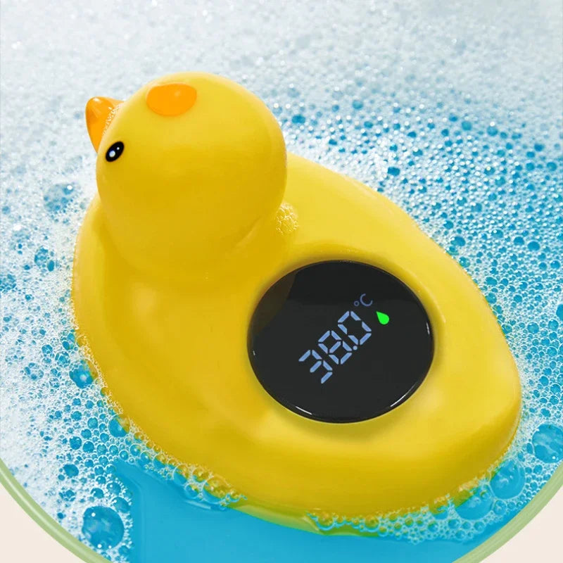 Termômetro de Água com Sensor de Temperatura para Banheira - Pato Amarelo Flutuante