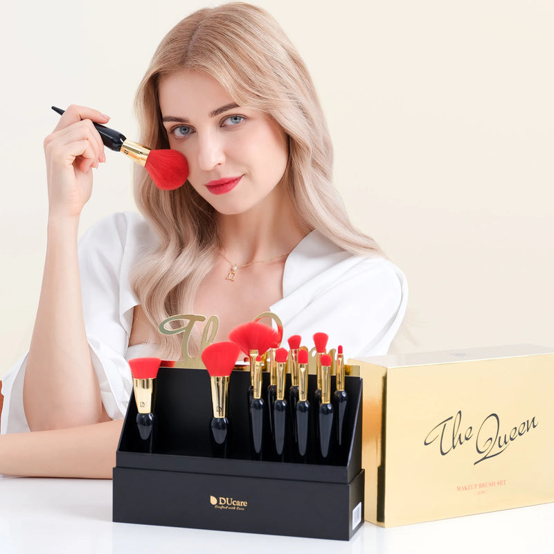 Conjunto de Pinceis de Maquiagem profissional 12Pcs The Queen