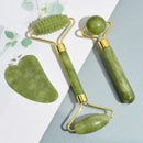 Conjunto de Gua sha facial e Jade Roller