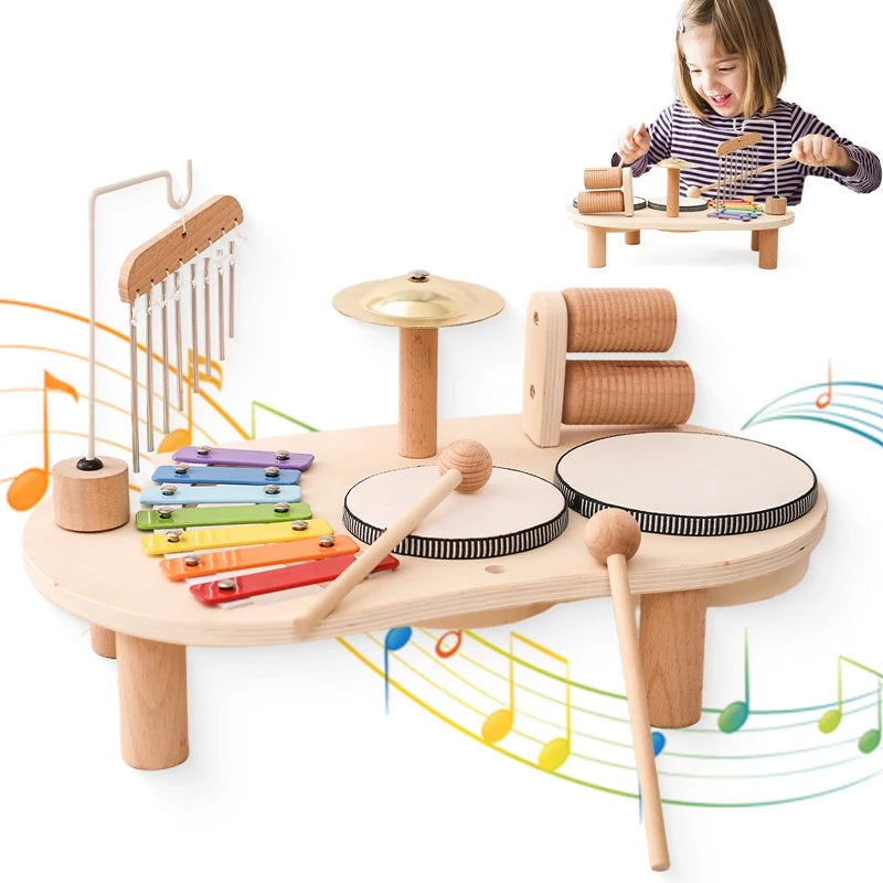 Bateria de Madeira Montessori - Linha Imaginar