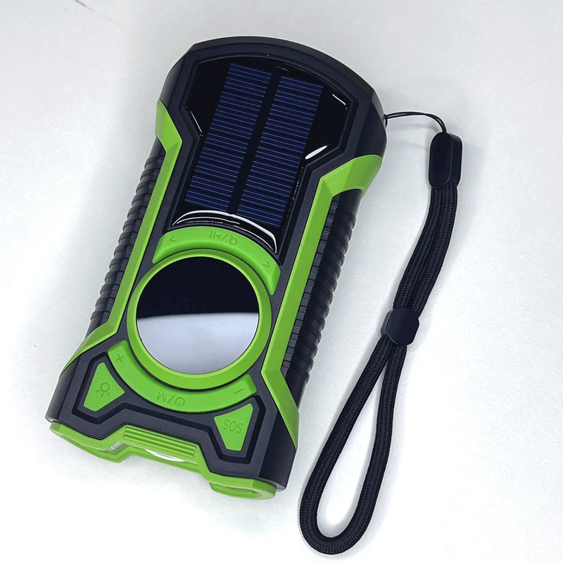 Rádio de Emergência Multifuncional à Prova d’Água \ Solar 5000mAh \ Bluetooth