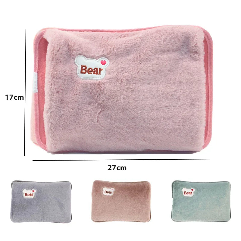 Bolsa de Água Quente Elétrica Reutilizável de Pelúcia