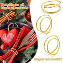 Anel Porta Guardanapo 2 Voltas Doudado