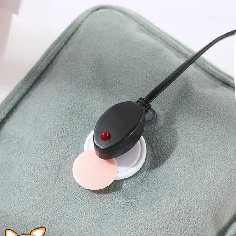 Bolsa de Água Quente Elétrica Reutilizável de Pelúcia