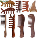 1Pc Pentes Massageadores em Madeira