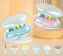 Lixa Elétrica a pilha com Led para Cuidados com as Unhas do Bebê