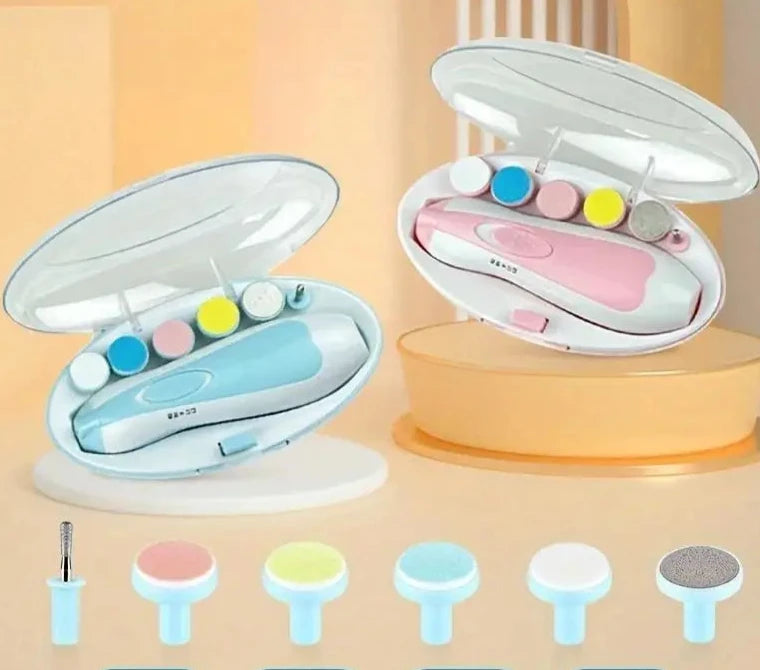 Lixa Elétrica a pilha com Led para Cuidados com as Unhas do Bebê