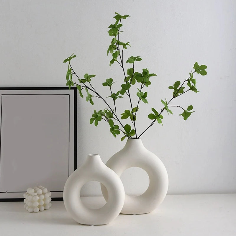 Vaso Plástico Decorativo
