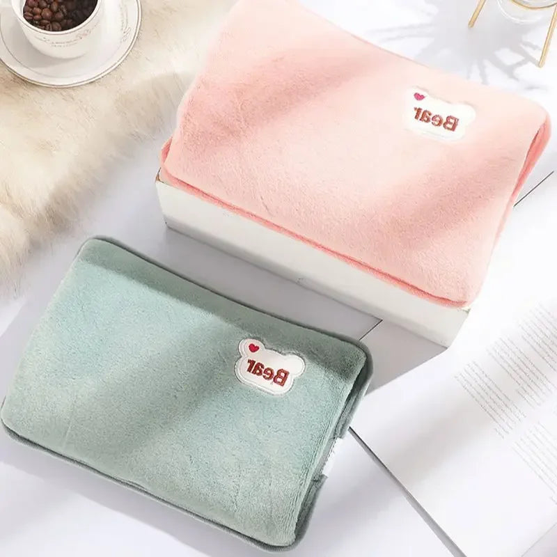 Bolsa de Água Quente Elétrica Reutilizável de Pelúcia