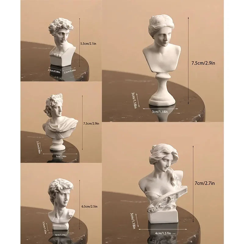 Bustos Decorativos Deuses Gregos