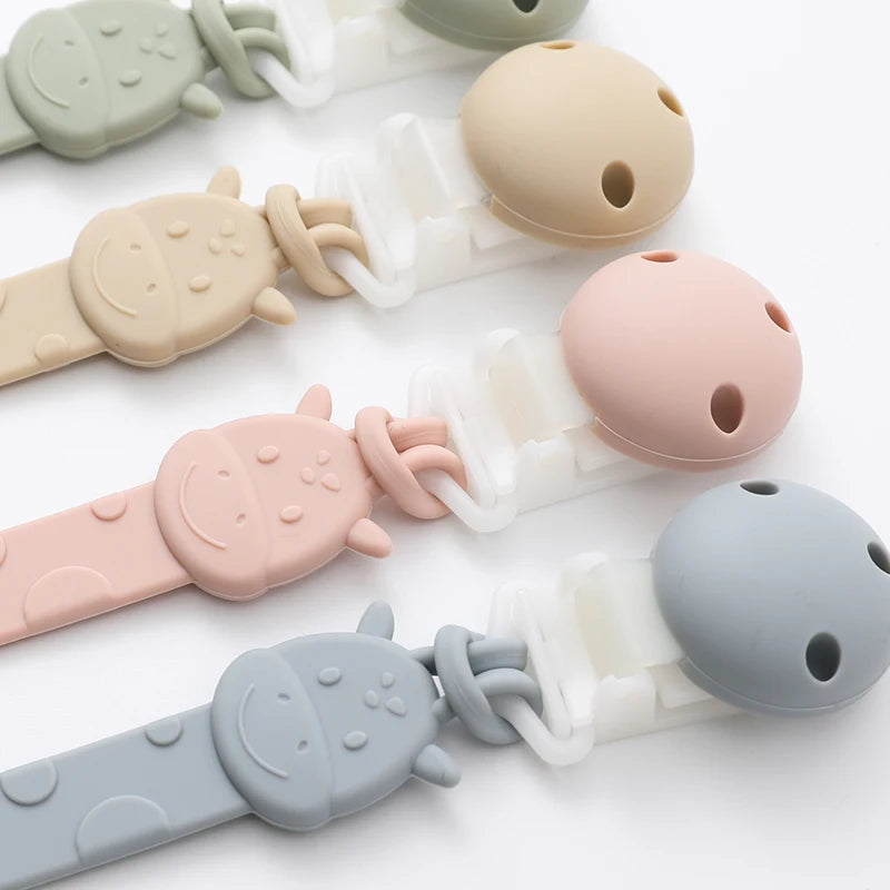 Clipes Prendedor de chupeta de silicone