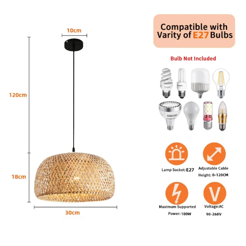 Candeeiro Natural Bamboo