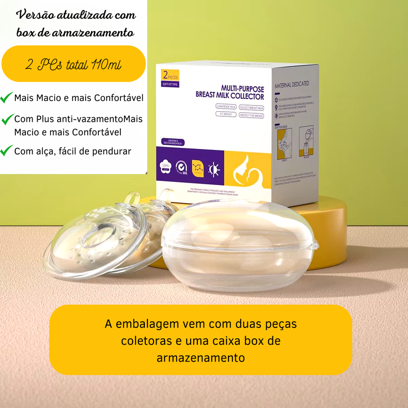 Concha Coletora e Protetora para os Mamilos