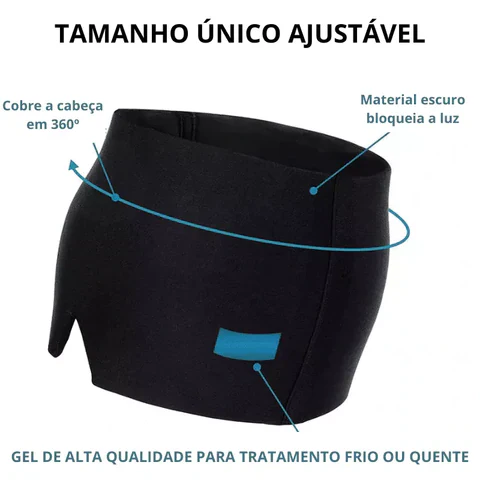 Compressa Quente/fria para Alivio das dores de Cabeça