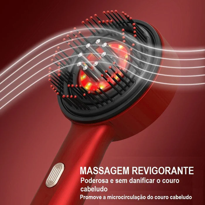 Escova Massageadora Capilar Hair Grow