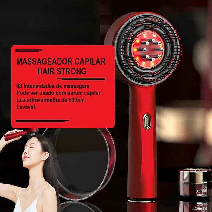 Escova Massageadora Capilar Hair Grow
