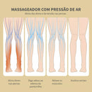 Massageador inteligente com 3 modos de compressão